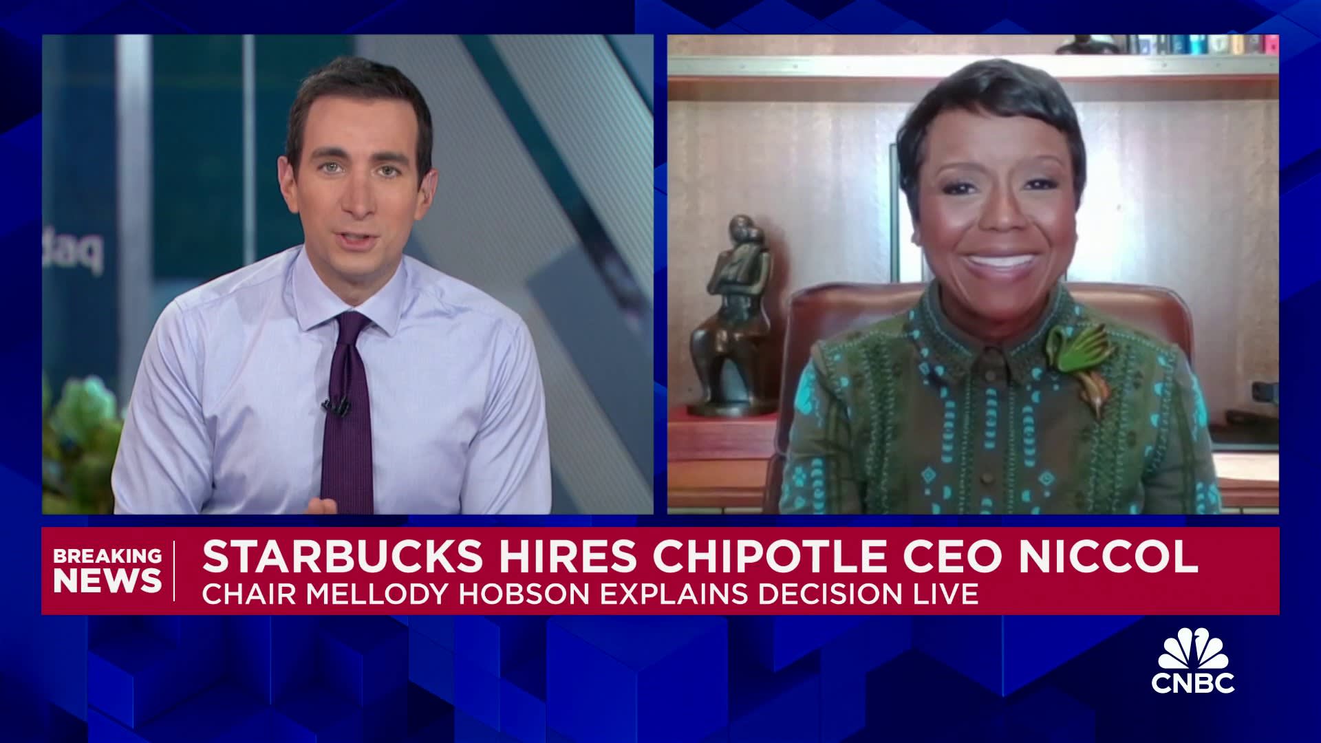 Starbucks Chair Mellody Hobson on Chipotle CEO Niccol: He's a culture carrier and beloved leader