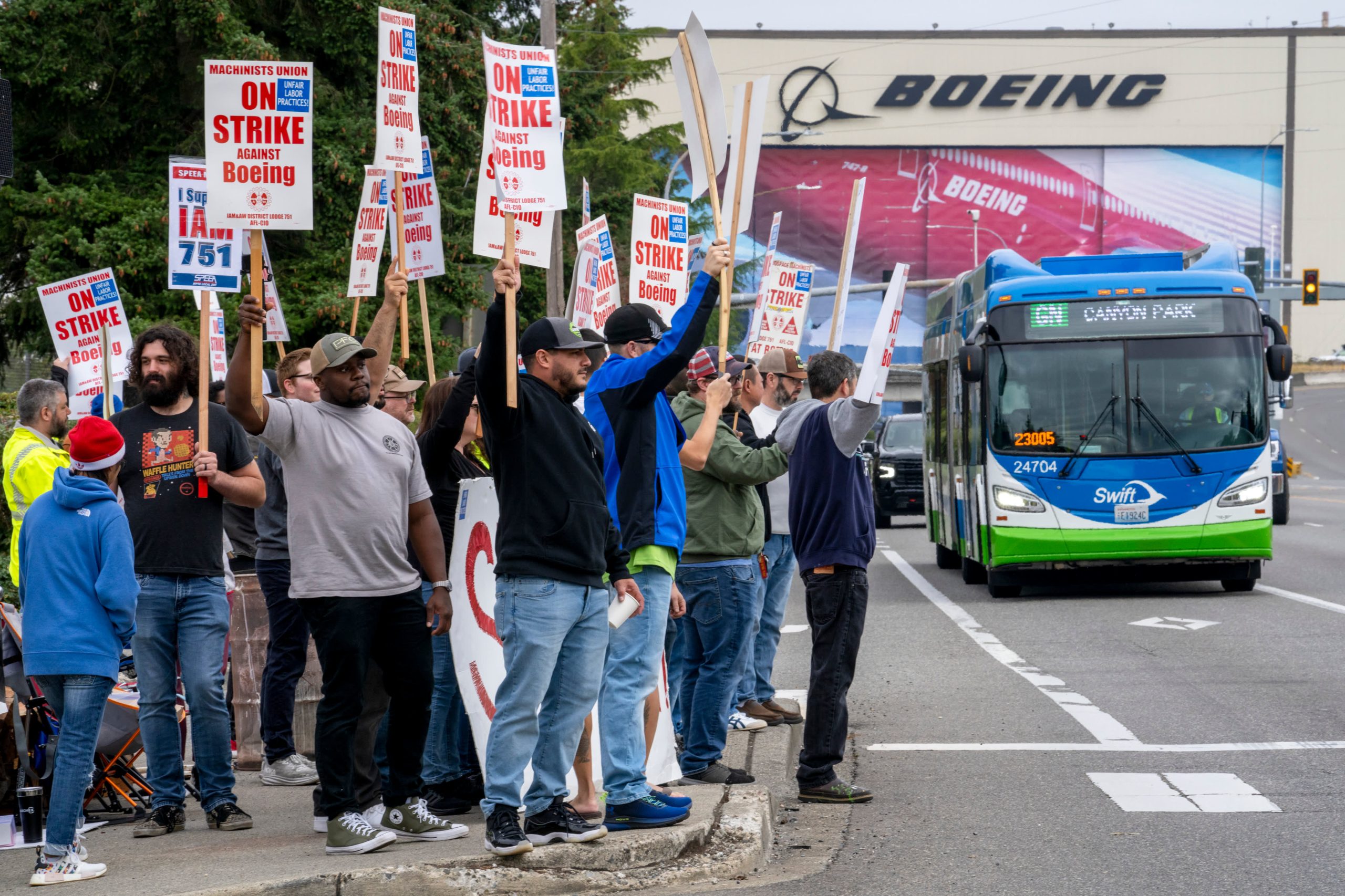 Boeing starts furloughing tens of thousands of employees amid machinist strike