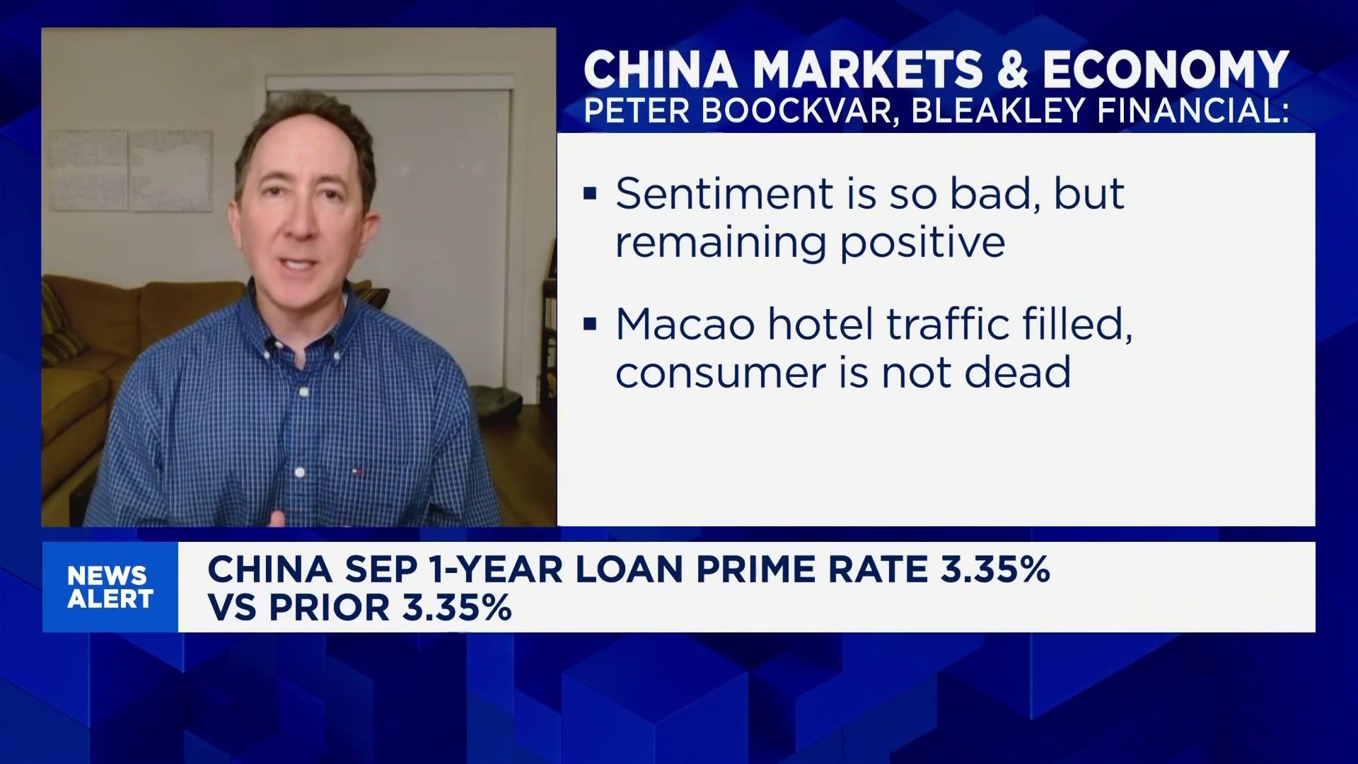 Cutting interest rates in China is irrelevant for its economy right now: Peter Boockvar