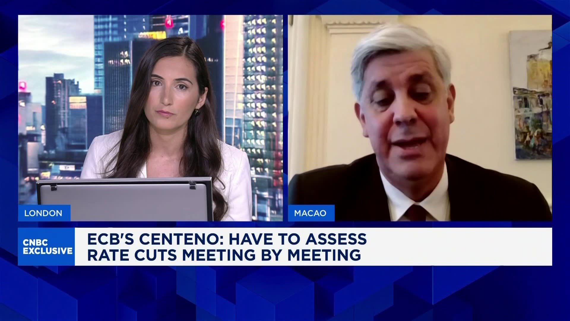 ECB's Centeno on banking consolidation in Europe