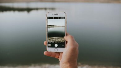 Person using smartphone to make an online donation or payment