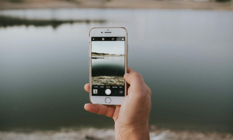 Person using smartphone to make an online donation or payment