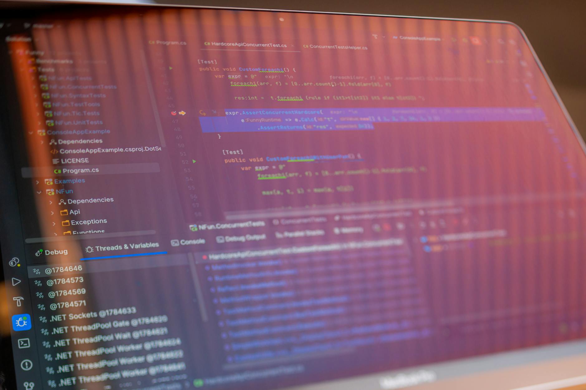 Computer screen displaying digital mapping software with district boundaries and data visualization tools