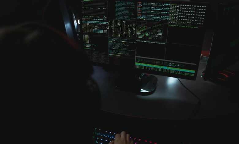 Computer monitor displaying data analytics and performance metrics for digital campaign analysis