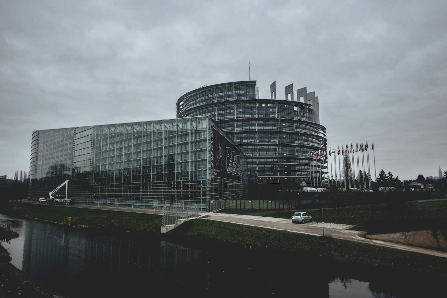 European Parliament building in Brussels where AI regulation was developed