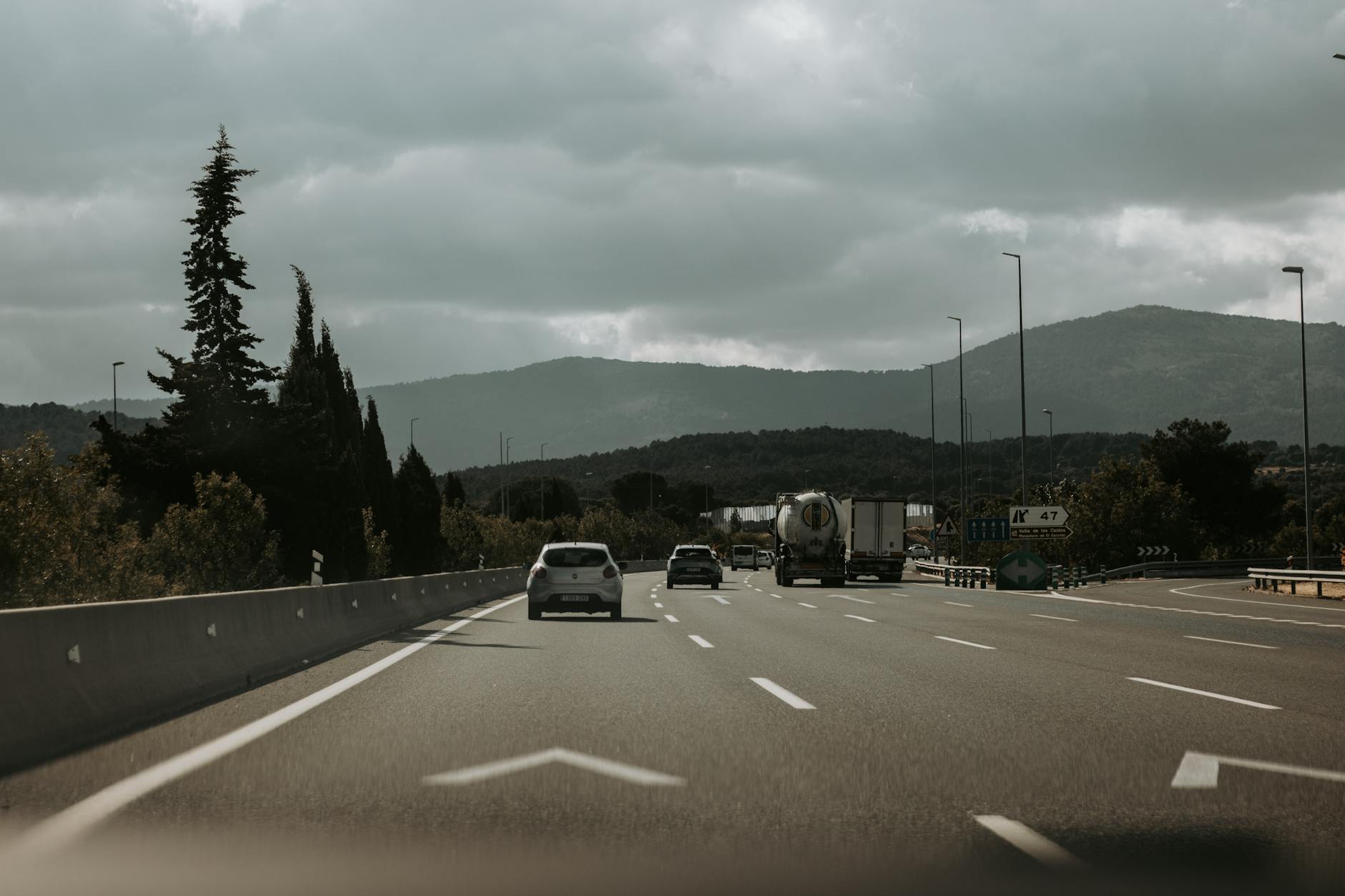 Highway stretching into distance representing long-distance EV travel