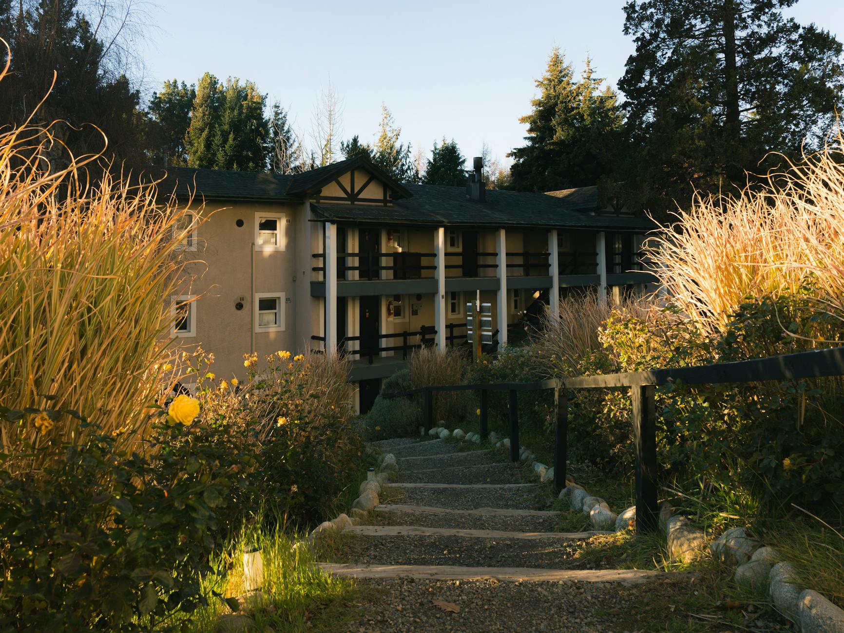 Rural healthcare facility exterior showing limited medical infrastructure in smaller communities