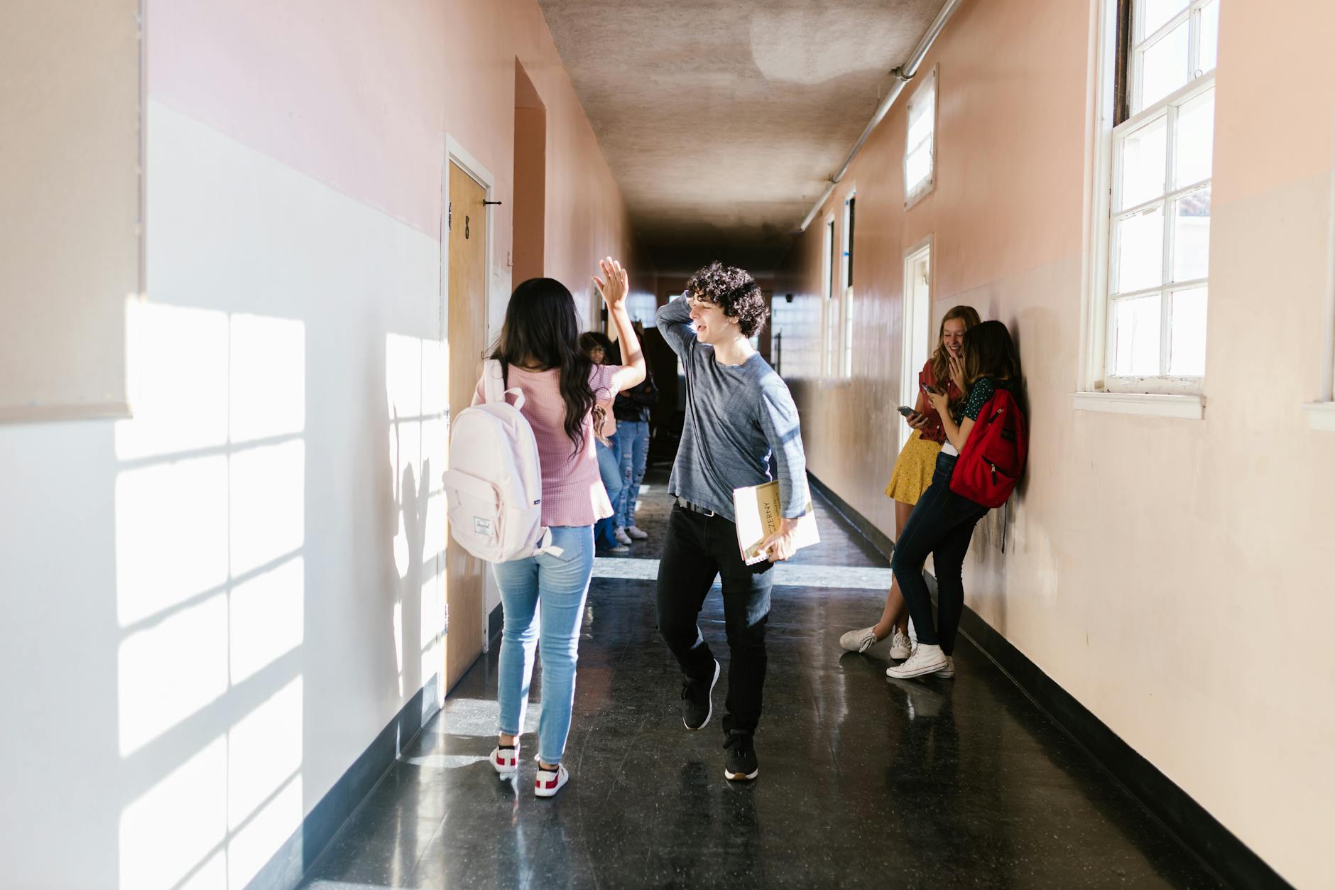 School corridor representing the institutional challenges facing public education