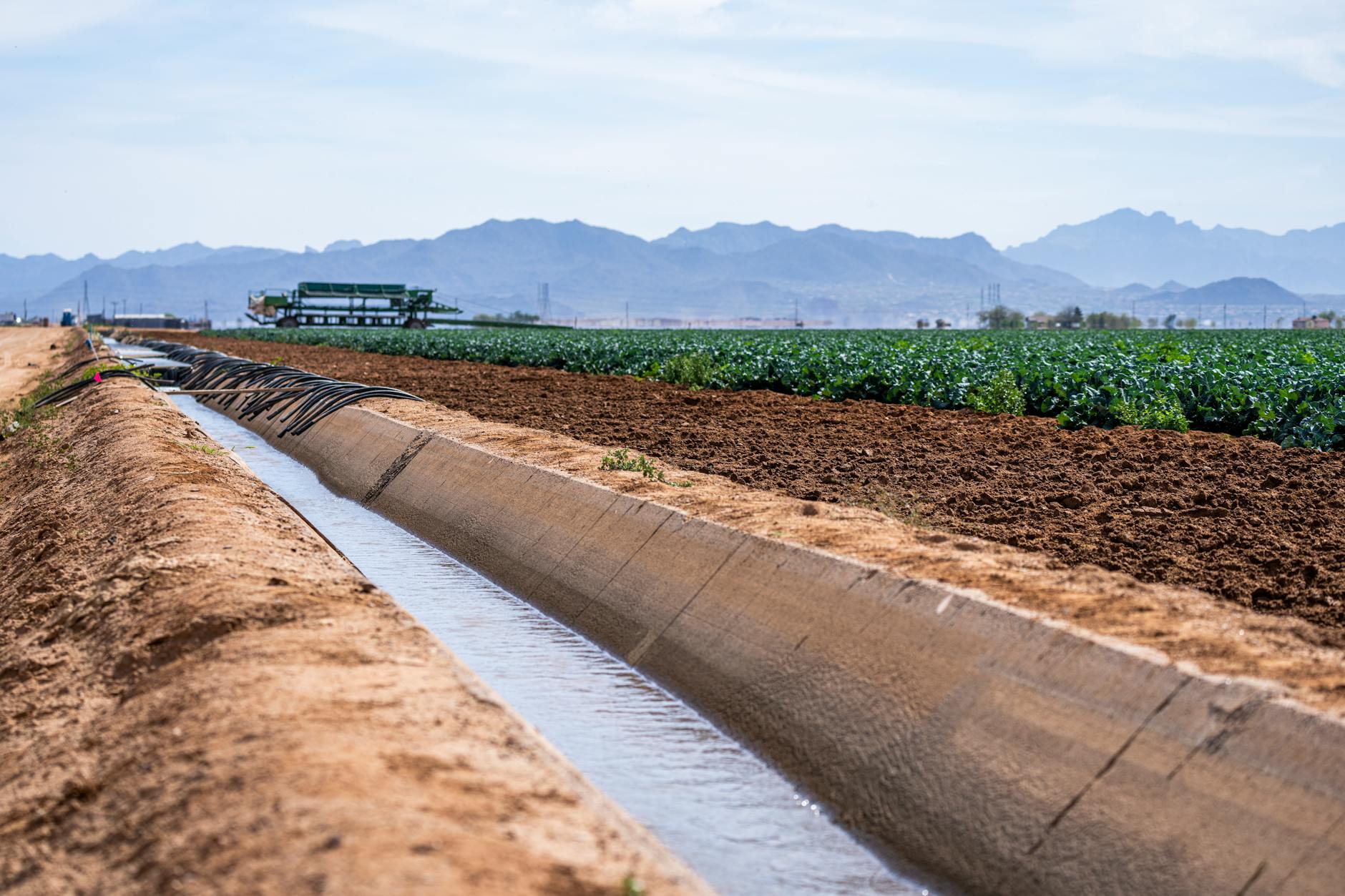 Dry cracked farmland during drought conditions showing agricultural challenges