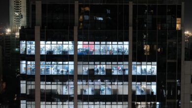 Commercial real estate appraisal documents on a desk in an office setting