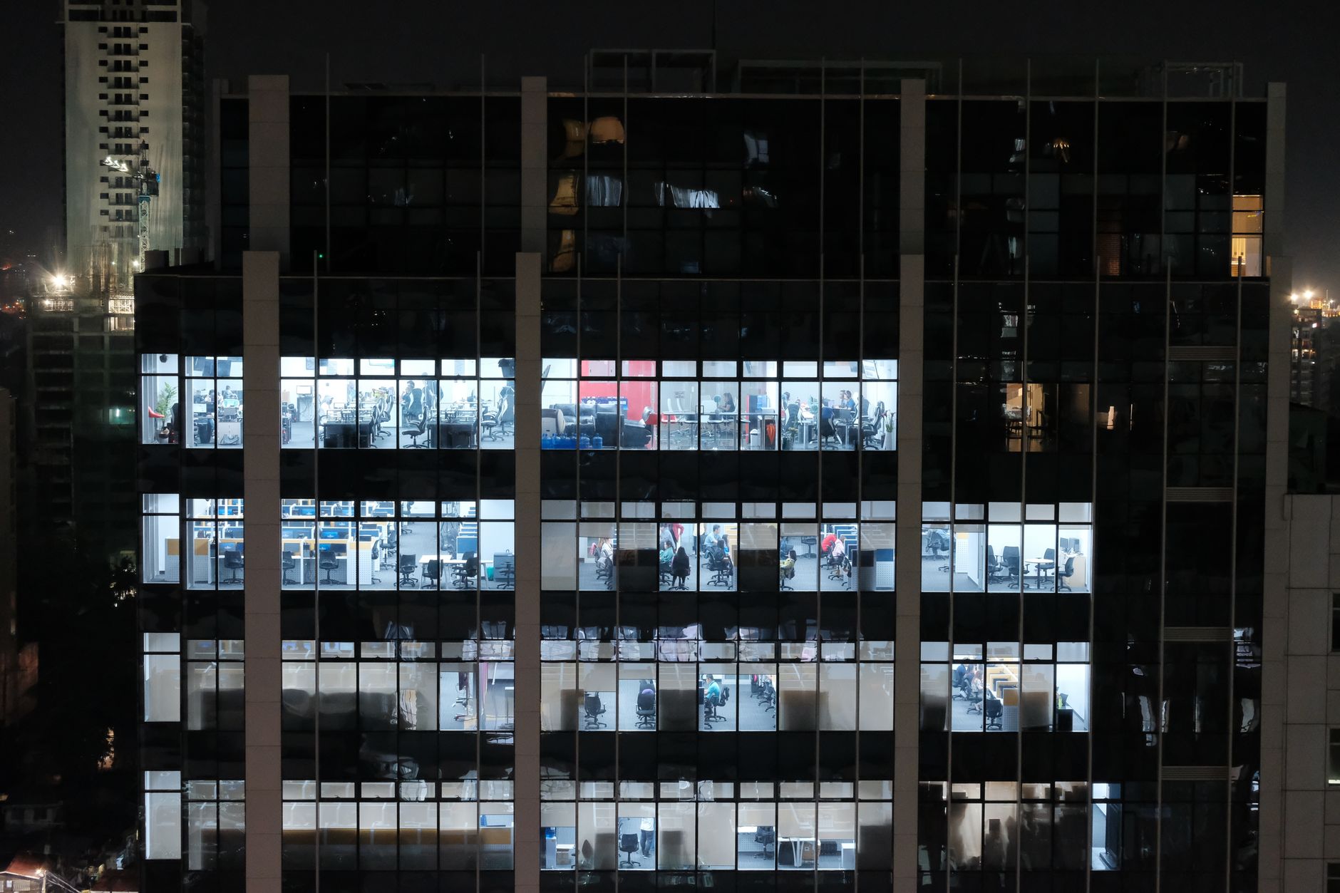 Commercial real estate appraisal documents on a desk in an office setting