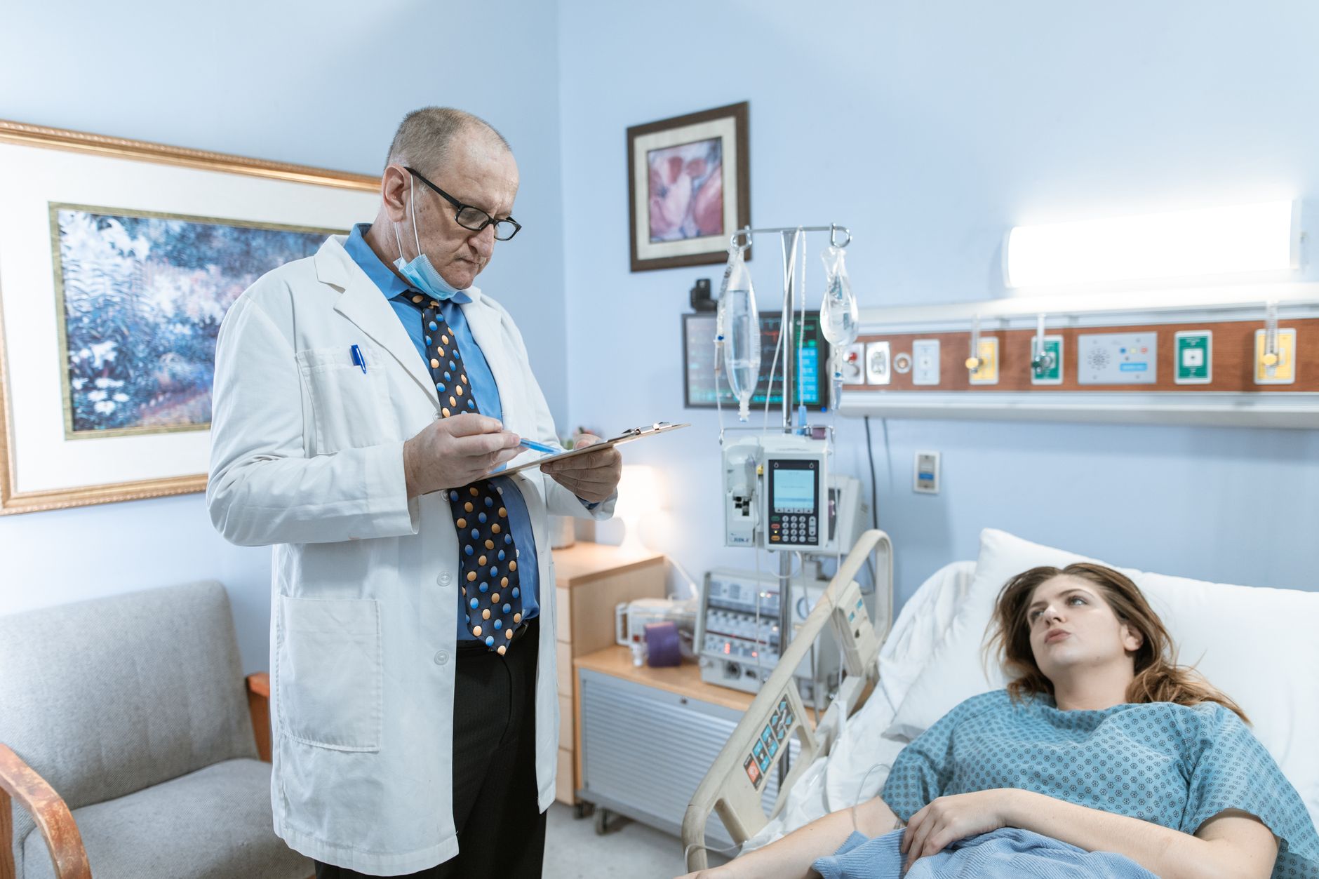 Healthcare professional in consultation, representing specialty medical practice