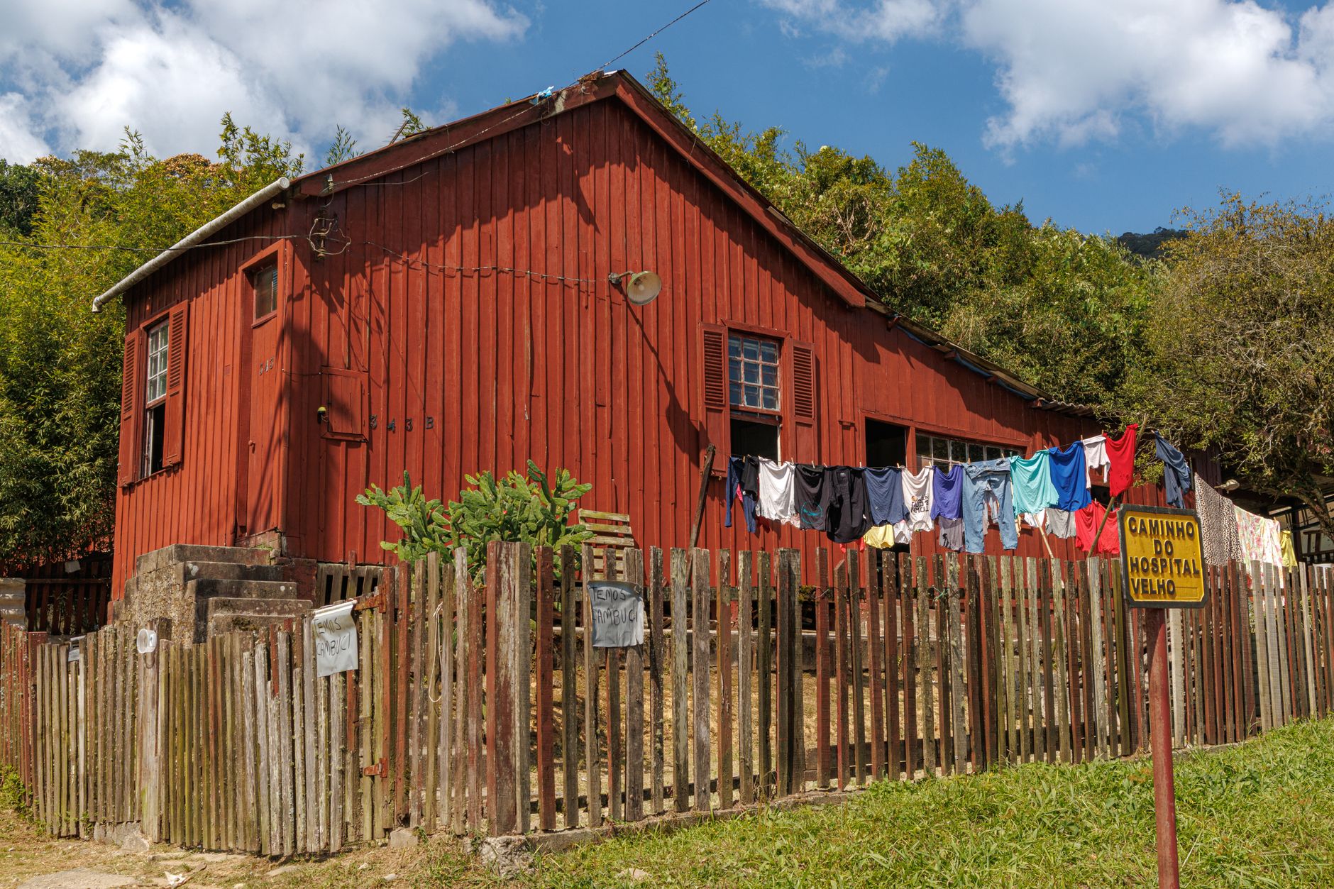 Exterior of a small rural hospital building in a remote community setting