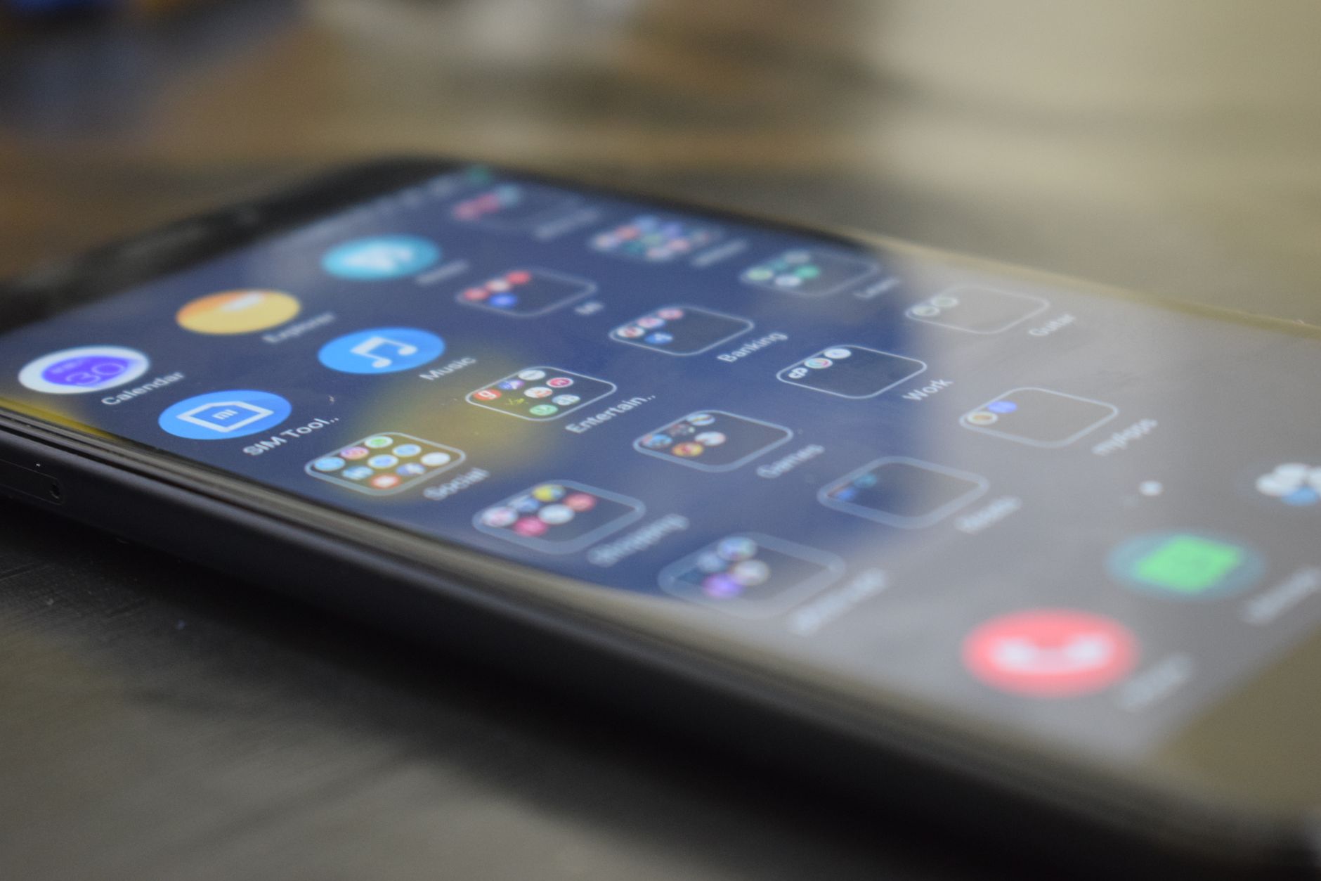 Person using a smartphone to view a shift scheduling application