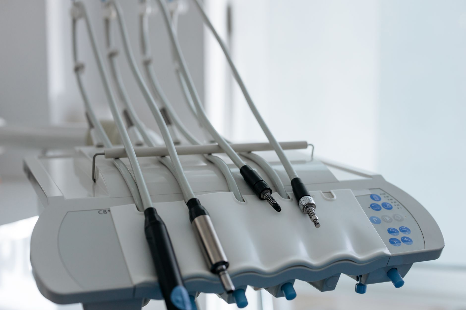 Dialysis machine in a clinical setting during patient treatment