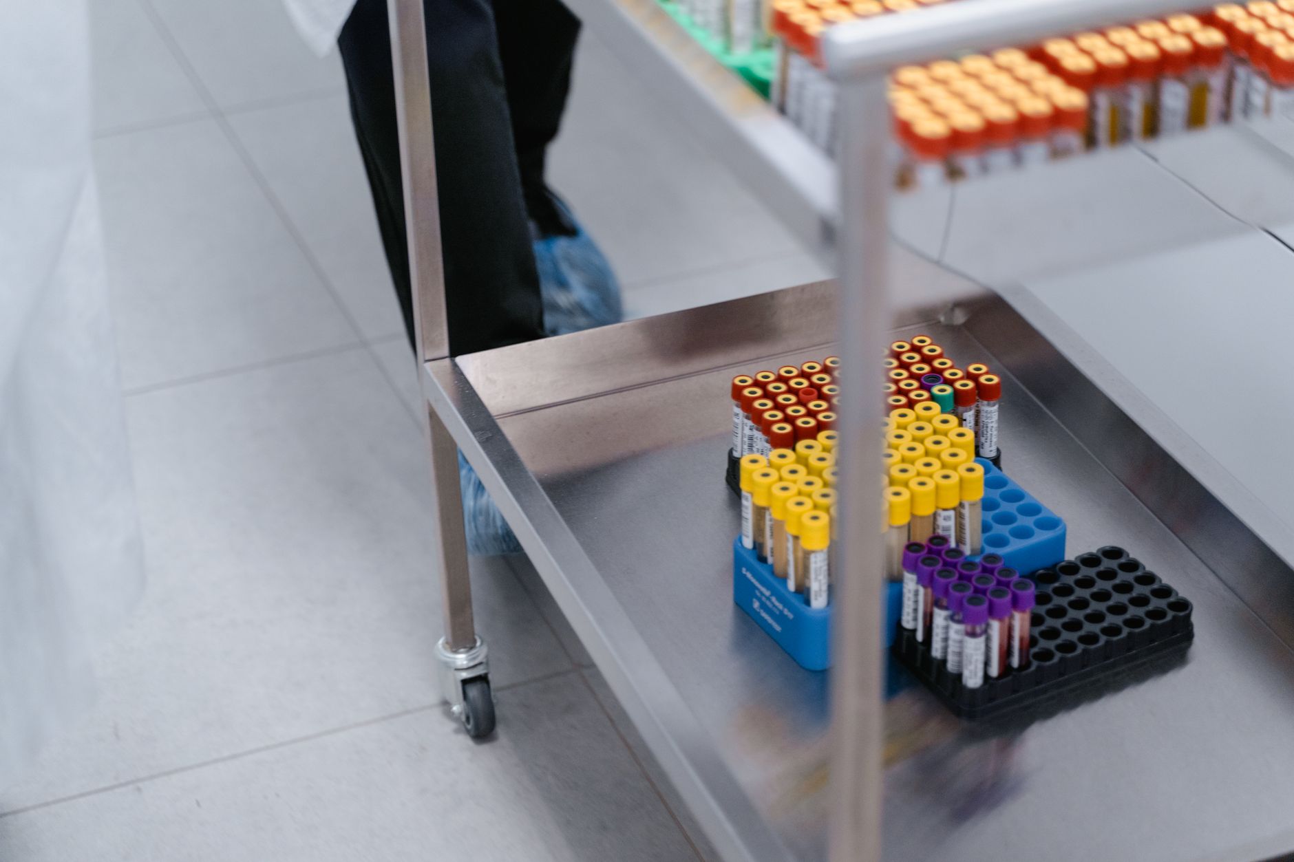 Pharmaceutical laboratory with sterile equipment used for drug compounding and formulation