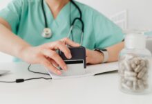 A home health billing office with staff reviewing medical claims at computers
