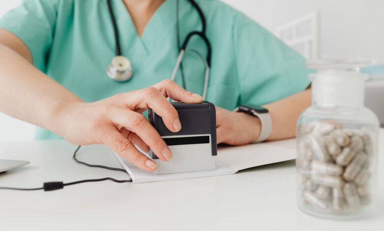 A home health billing office with staff reviewing medical claims at computers