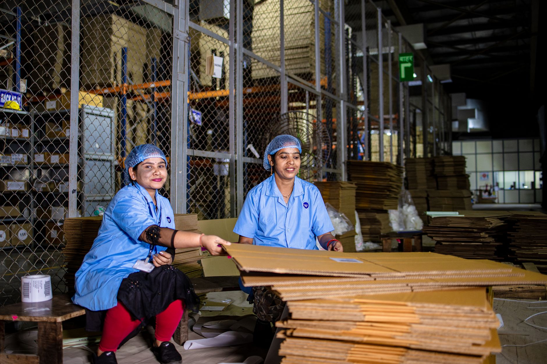 Industrial workers in a warehouse setting representing the contingent labor market