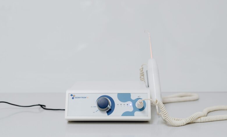 A linear accelerator machine used for radiation therapy in a clinical oncology center